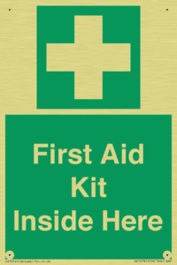 First Aid Kit Inside Here